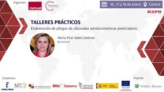 Elaboración de pliegos de cláusulas administrativas particulares CICP19 [upl. by Cullen]