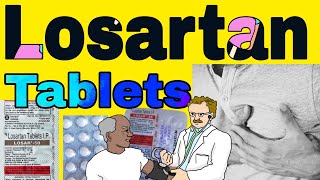 Losartan Tablets IP Benefits Uses Doses  side effects Losar Tablets Uses in Hindi [upl. by Hakkeber]