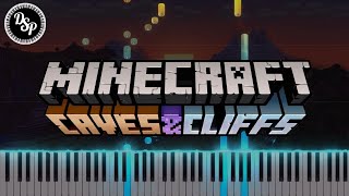 Minecraft Otherside Caves amp Cliffs 118 Piano Tutorial  Lena Raine [upl. by Tomkiel]