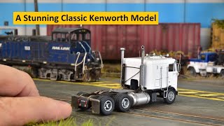 FampM Models Stunning HO Scale Kenworth Review amp Build  Boomer Diorama   287 [upl. by Atilol329]