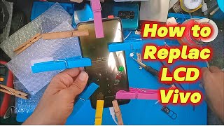 Broken LCD Fix now how to replace LCD for vivo [upl. by Baxy344]