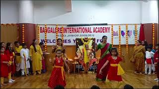 Students of Grade 1 to 3 celebrated Kannada Rajyotsava BIA CBSE [upl. by Mia]