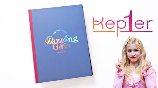 unboxing KEP1ER 2022 Photobook Dazzling Girls In London [upl. by Rosemari788]