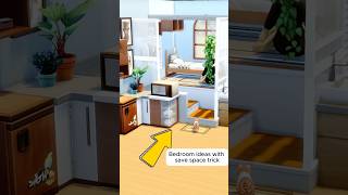 SAVING SPACE IDEAS for BEDROOM desk bed tv small kitchen sims4ideas sims4savespace [upl. by Bethezel886]