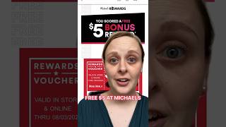 FREE 5 AT MICHAELS  Couponing Deals couponwithaubrey [upl. by Roose934]