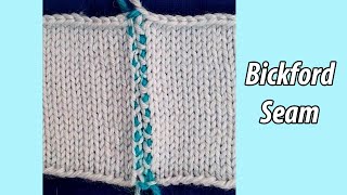 Alternative to Mattress Stitch  The Bickford Seam [upl. by Dub]