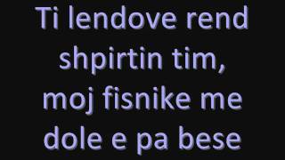 Shpat Kasapi  Fisnike me tekst  with lyrics [upl. by Aerdnaed]