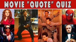 Test Your Movie Quote Knowledge Classic Edition [upl. by Soll]