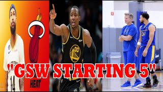 GSW quotBINAGOquot STARTING LINEUP KUMINGA PASOK  Brandon INGRAM to MIAMI HEAT NIRERECRUIT na ni BUTLER [upl. by Yenahpets]