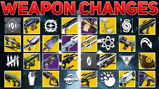 MAJOR Exotic amp Weapons CHANGES IzanagiWitherhoard NERFS  Destiny 2 The Final Shape [upl. by Anuahsar]