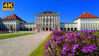 Nymphenburg Palace Gardens in Munich Walking tour in 4K GermanySchlosspark Nymphenburg in München [upl. by Ayit573]