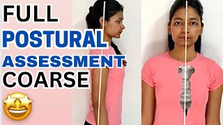 Postural Assessment  Posture Analysis  Standing Posture Analysis [upl. by Mieka]