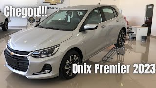 Chegou Onix Hatch Premier 2023  opinião fora do padrao [upl. by Swainson]