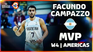 Facundo CAMPAZZO 🇦🇷  MVP of FIBAWC 2023 Americas Qualifiers [upl. by Yartnoed]