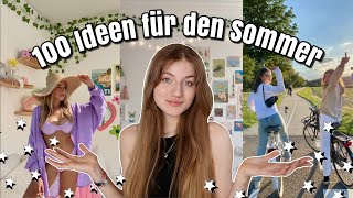 100 Ideen gegen Langeweile in den Sommerferien☀️ ll Summer Bucket List 2021🍉 [upl. by Aljan]