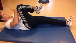 Piriformis muscle stretch home exercise for low back and buttock pain with instructions [upl. by Cirdes828]