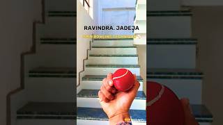 Ravindra Jadeja spin bowling tips Grip virelshorts trending bowling cricketshorts grip bowling [upl. by Aggi]