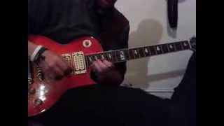 KISS quotShock mequot Ace Frehley guitar solo cover [upl. by Basile]