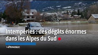 Intempéries dans les Alpes du Sud  le jour d’après pour un territoire dévasté [upl. by Ariaj]