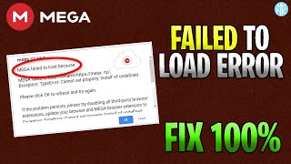 🔧Fix  Mega Nz  Failed to Load  Error Fix 100 😍 [upl. by Teddy]