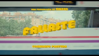 Comisario Pantera  Fallaste Video Oficial [upl. by Sualkcin]