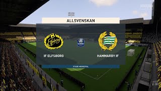 FIFA 23  IF Elfsborg vs Hammarby IF  Allsvenskan  231022  Gameplay [upl. by Icul]