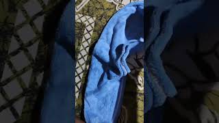 microfiber hair towel haircare unboxing meesho shorts vlog [upl. by Ydasahc]