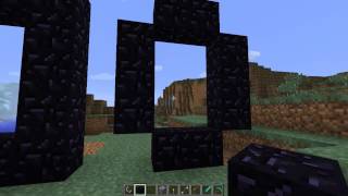 Minecraft how to get to nether and nether fortress [upl. by Esilegna187]