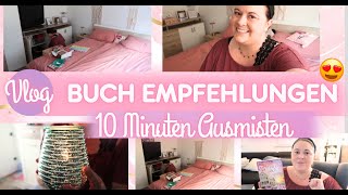 10 MINUTEN AUSMISTEN BÜCHERLIEBE ÜBERRASCHUNG VLOG Fräulein Jasmin [upl. by Grant]