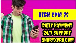 HIGH CPM LINKSHORTNER  URL SHORTNER HIGH CPM 7  DAILY PAYMENT [upl. by Laeynad935]