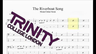 The Riverboat Song Trinity Grade 4 Bass [upl. by Mandie]