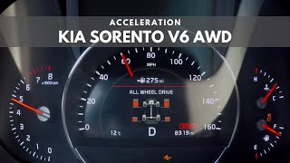 2019 Kia Sorento V6 AWD  ACCELERATION [upl. by Naujad718]