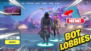 How To Get BOT LOBBIES In Fortnite Chapter 5 Season 3 WORKS [upl. by Moina987]