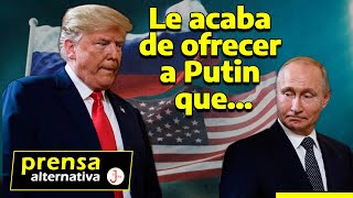 Trump pretende que Moscú salve a Washington [upl. by Smitt605]