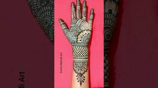 Very Easy Fullhand Mehndi Design mehndidesign mehandi trending shortvideo youtubeshorts henna [upl. by Erminie705]