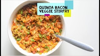 Bacon Quinoa Stirfry [upl. by Ullman136]