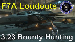 F7A Hornet mk2 Ship Showcase and Loadouts  Best DPS Fighter  Star Citizen Bounty Hunting [upl. by Fineman]