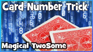 Card Number Match Trick  Easy to Learn Magic  Close up Twosome Magic [upl. by Eaneg]