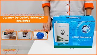 Gerador de Ozônio 600mgh Purificador Turbo Água  Ar  Óleo [upl. by Ailaro]