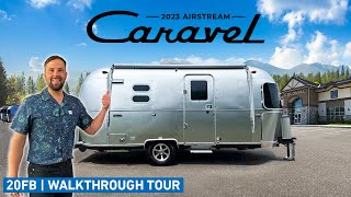 BEST Small Kitchen Setup  2023 Airstream Caravel 20FB Travel Trailer [upl. by Manuela19]