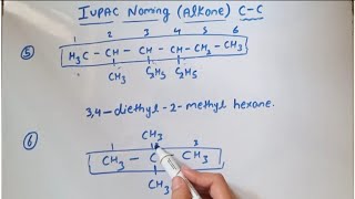 IUPAC Nomenclature Alkane class 11 easy explanation [upl. by Lauber]