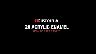 How to Use RustOleum 2X Acrylic Enamel on Automotive Parts [upl. by Wellington]