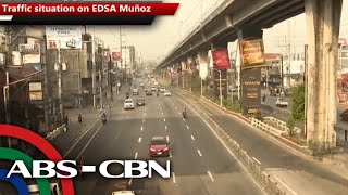 Traffic situation on EDSA Muñoz  ABSCBN News [upl. by Hornstein]