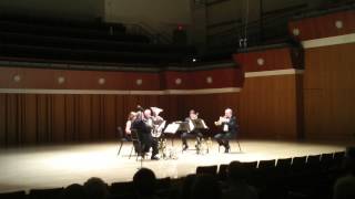 Marriage of Figaro Overture  Millennium Brass Quintet [upl. by Aniles]