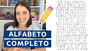 COMO FAZER LETRAS COM SERIFA  Marina Viabone [upl. by Hidie]