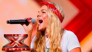 Soul singer Louisa Johnson covers Who’s Loving You  Auditions Week 1  The X Factor UK 2015 [upl. by Ikuy166]