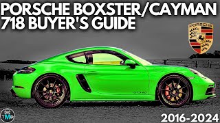 Porsche 718 Boxster  Cayman Buyers Guide 982 20162024 Common faults and reliability [upl. by Atiek]