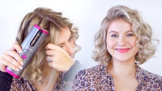 Worlds First WIRELESS AUTOMATED Curling Iron  Milabu [upl. by Onit]