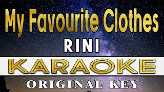 My Favourite Clothes  RINI KARAOKE VERSION [upl. by Alam]