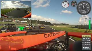 Caterham Academy 2024  Donington Park Race  123958 P5 [upl. by Checani]